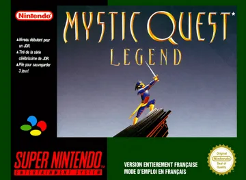 Mystic Quest Legend (Europe) box cover front